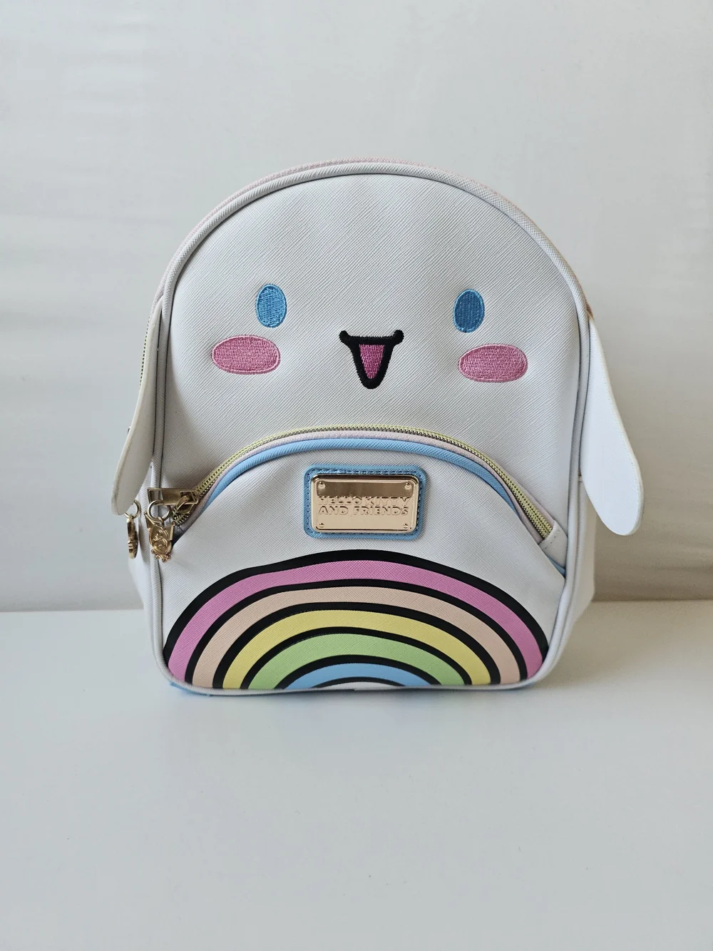 NWT Sanrio Cinnamoroll & Hello Kitty Rainbow Mini Backpack
